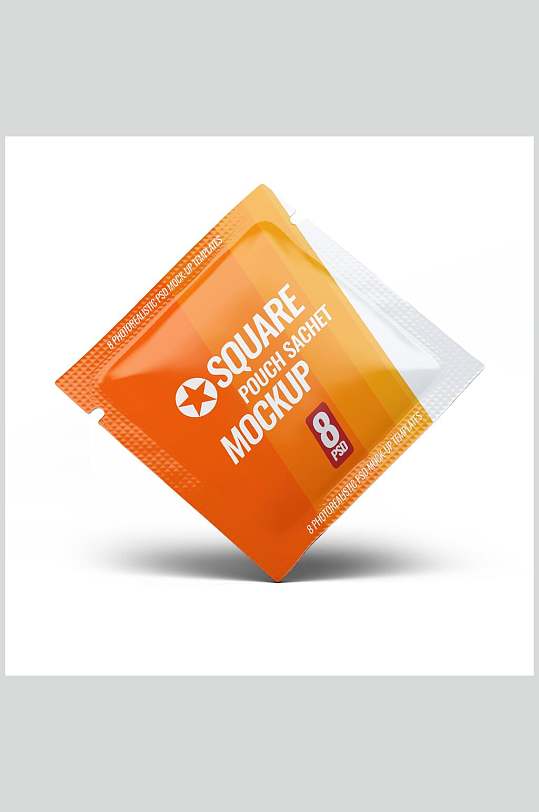 食品辣条塑封包装样机效果图-众图网