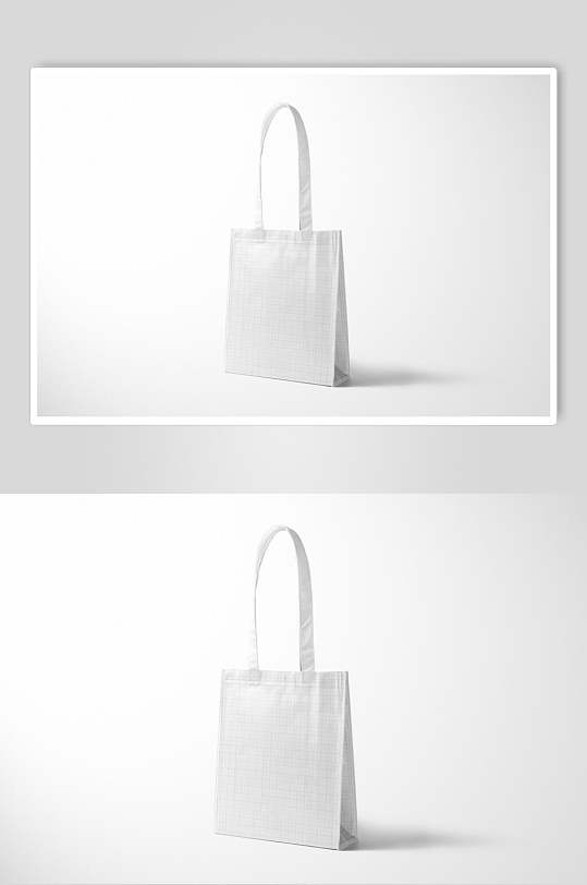 简洁透明手提袋样机贴图效果图