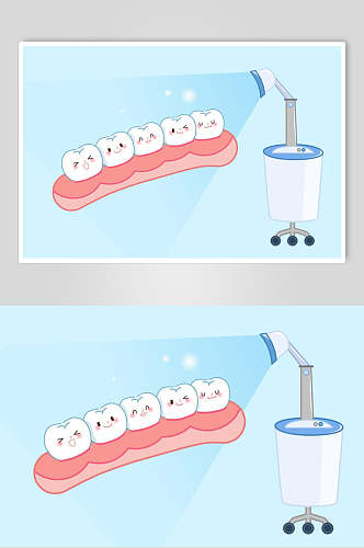 清新活泼爱护牙齿爱牙日图片设计元素素材