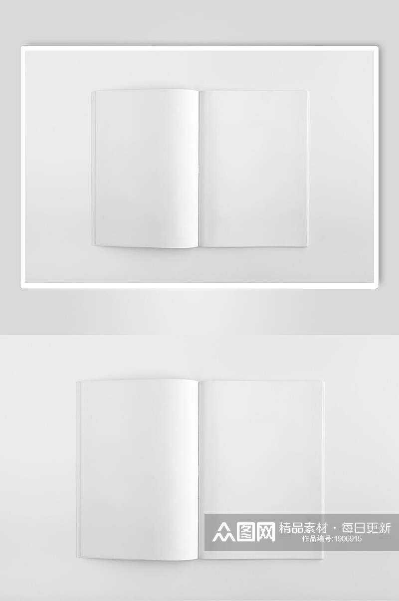空白杂志画册杂志样机效果图素材