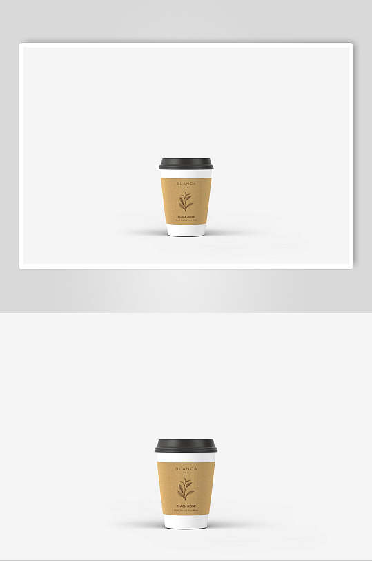 咖啡下午茶包装标签LOGO展示样机效果图