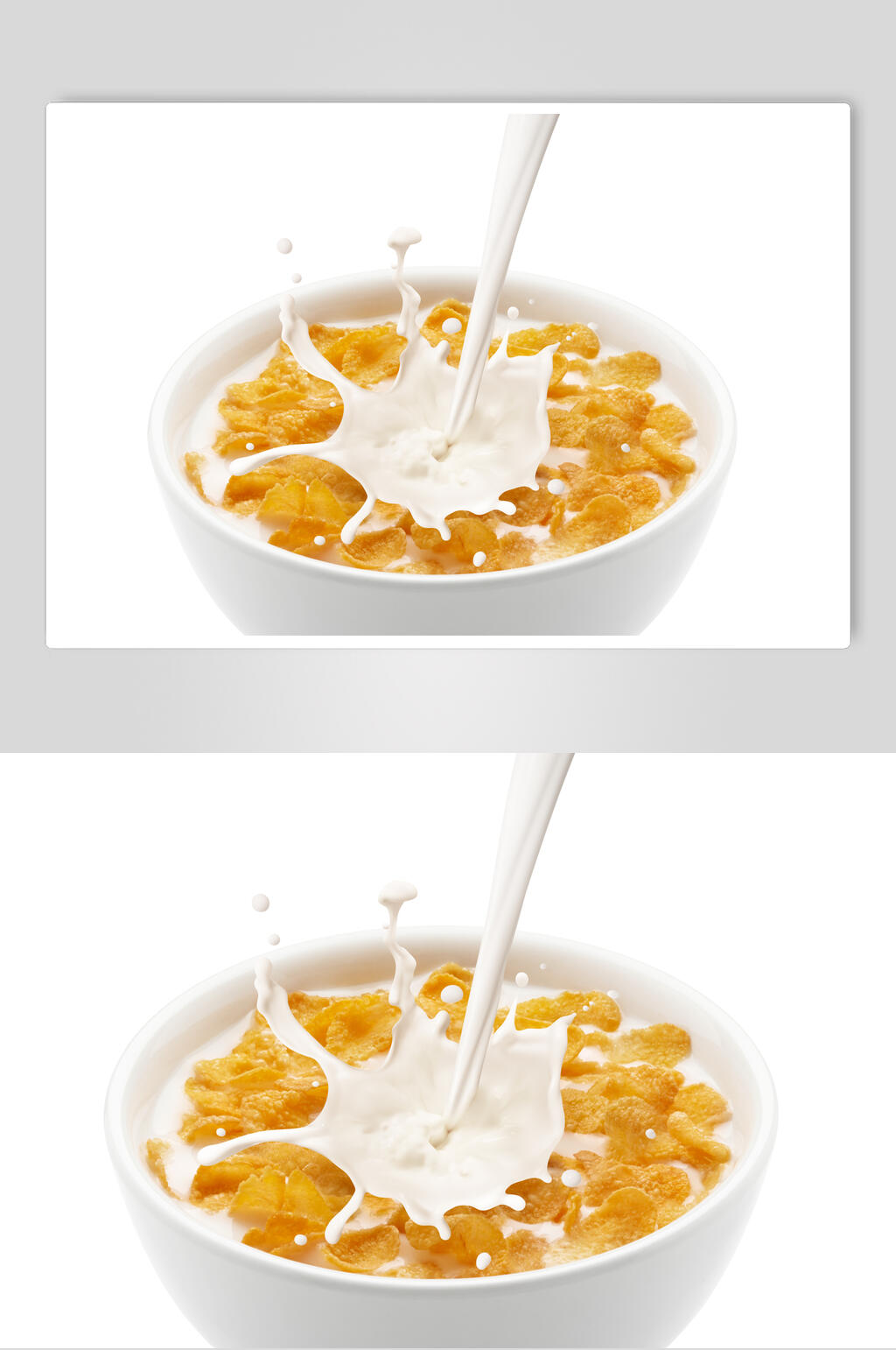 美味牛奶早餐元素图片素材