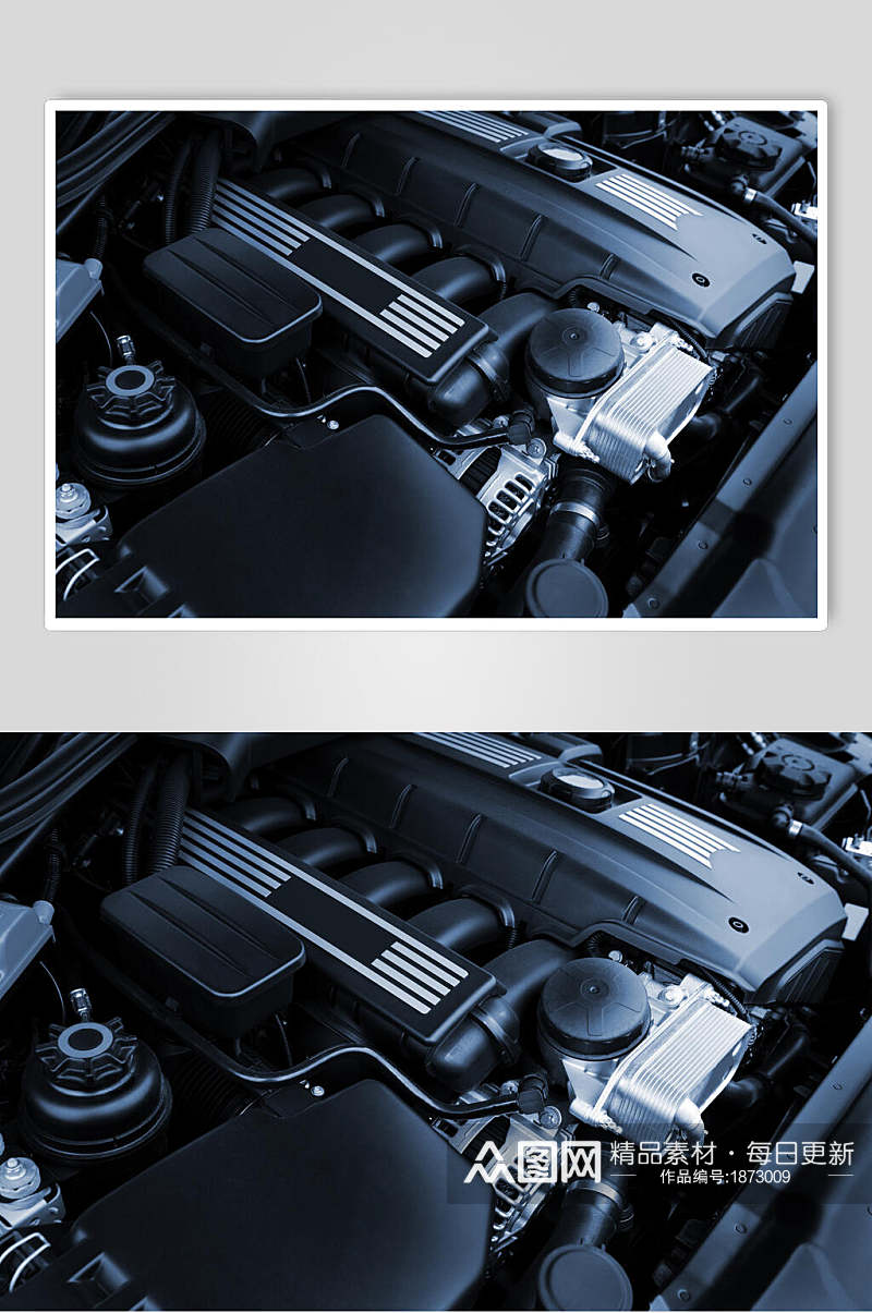 优质汽车引擎零件摄影图片素材