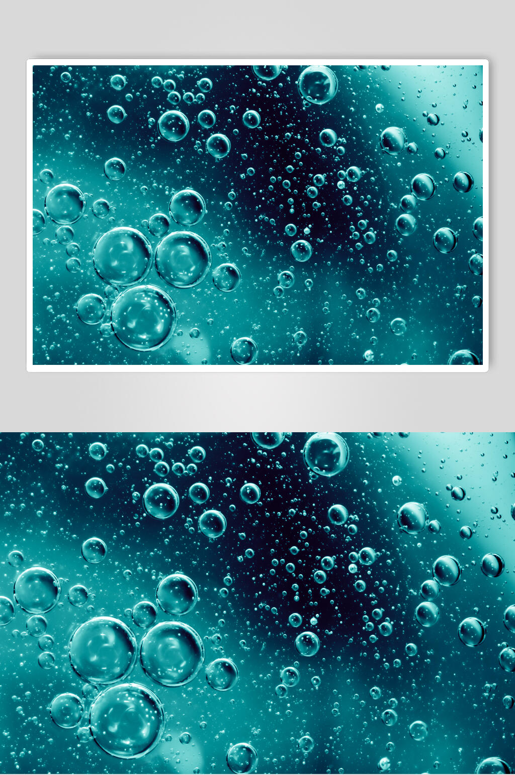 清爽透明水珠雨滴图片素材