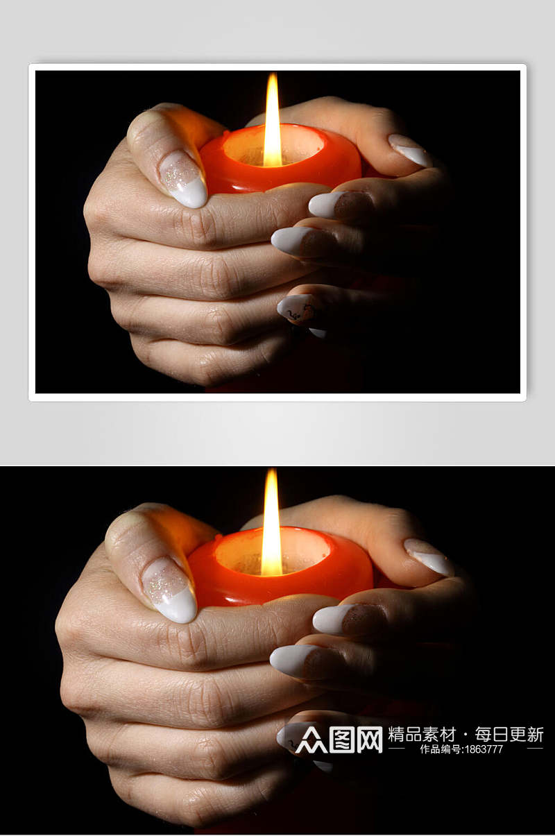 原生烛光蜡烛摄影素材图片素材