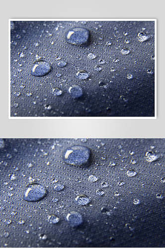 唯美透明水珠雨滴图片
