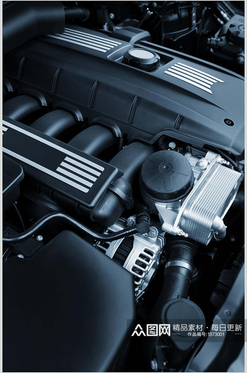 汽车引擎零件摄影背景图片素材