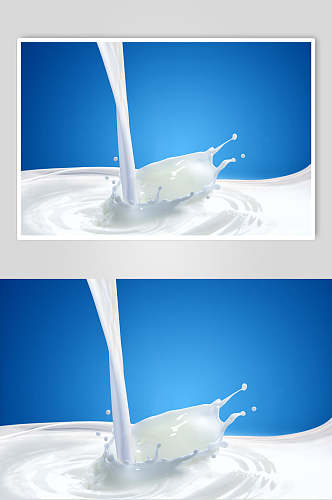 牛奶早餐摄影元素图片