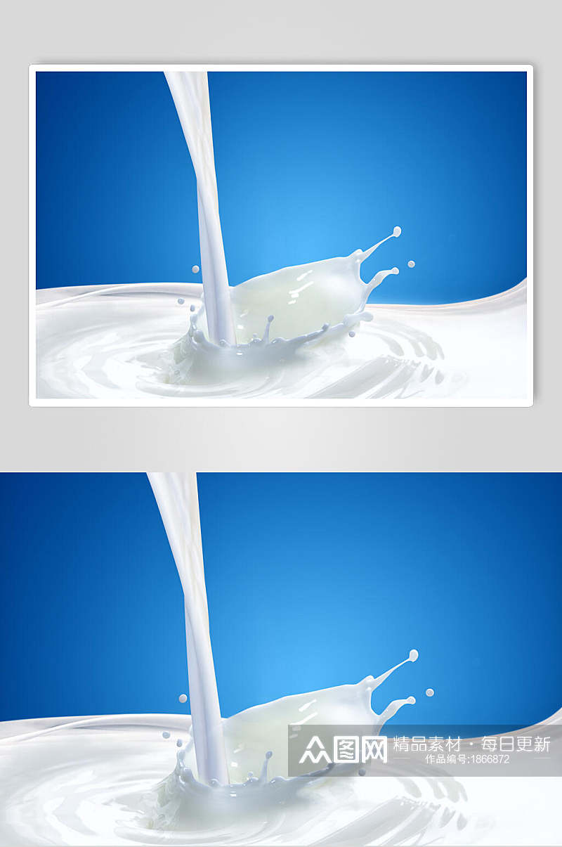 牛奶早餐摄影元素图片素材