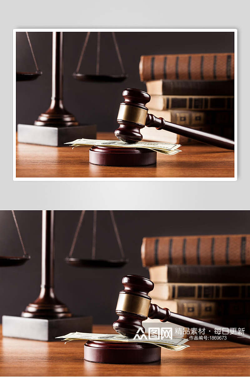 法槌天秤法律高清图片素材
