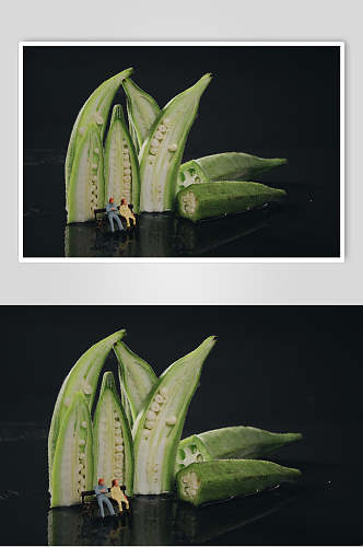 秋葵美食高清图片