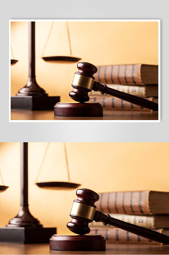 法律法槌天秤摄影元素图片