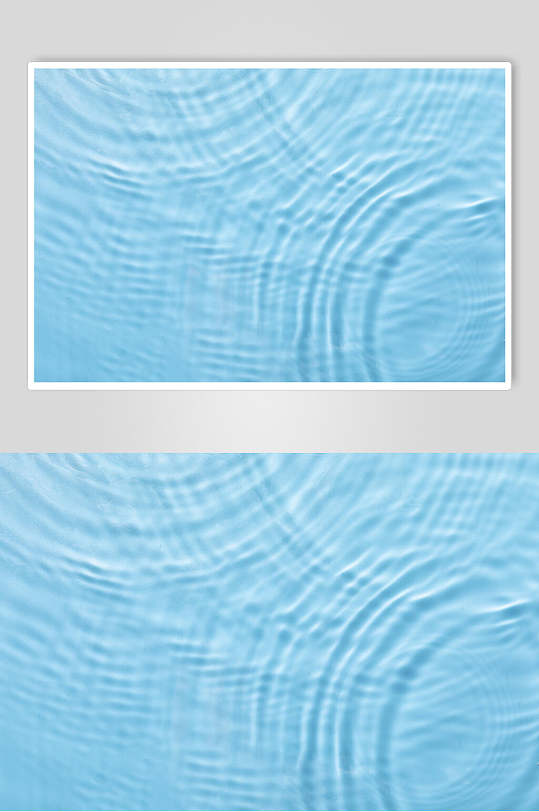 蓝色水面波纹图片