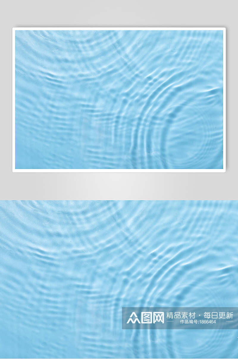 蓝色水面波纹图片素材