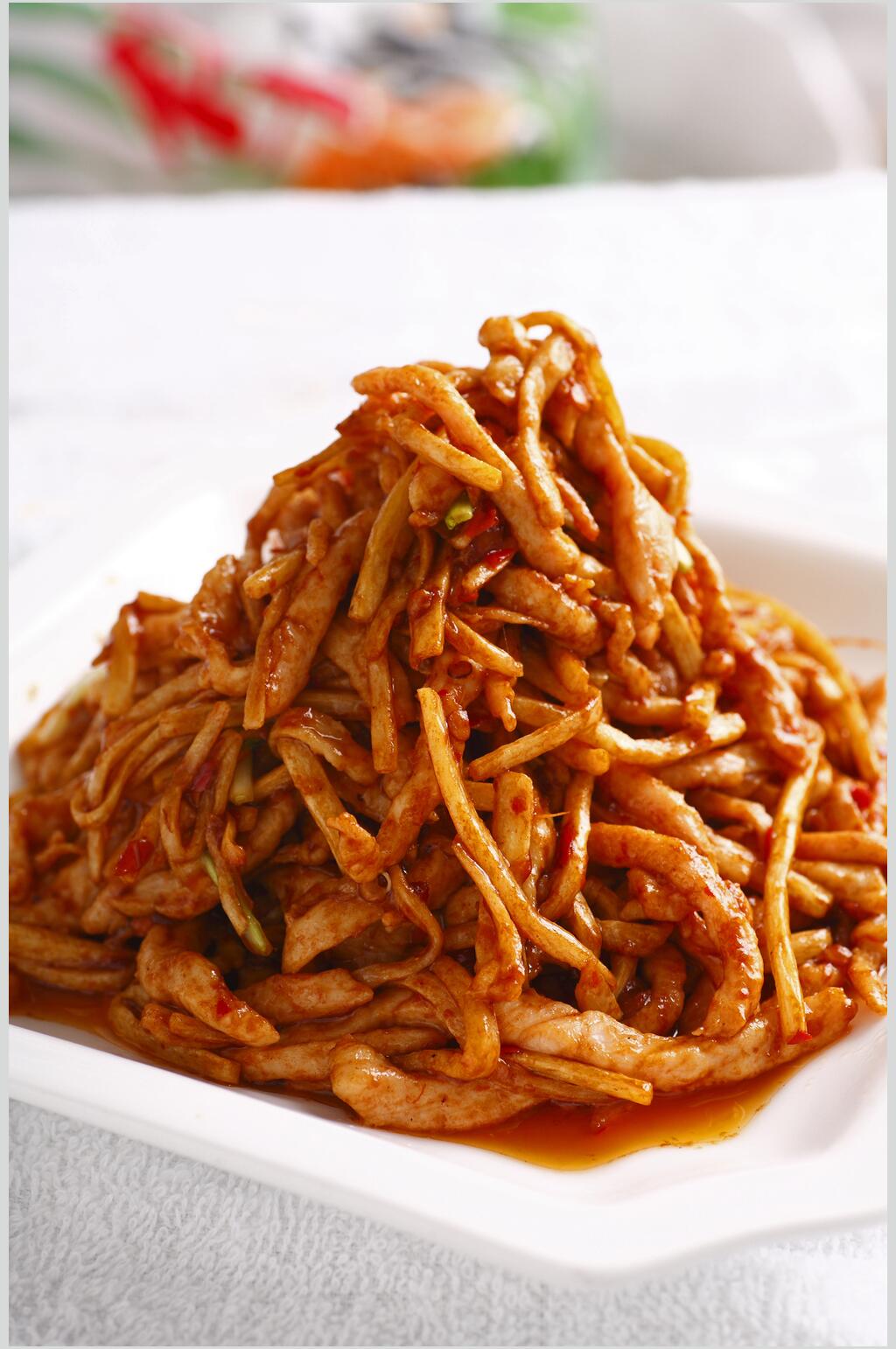 香辣鱼香肉丝图片素材