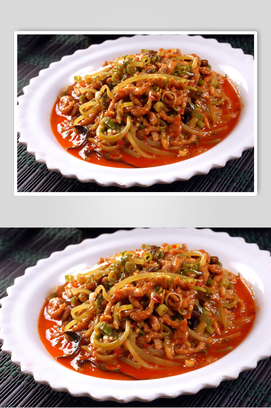 鱼香肉丝美食鱼香肉丝摄影素材图片素材