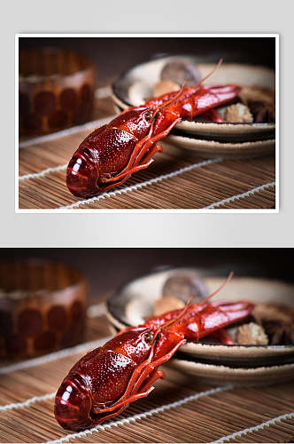 蒜蓉小龙虾摄影图片