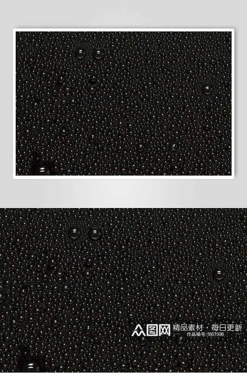 模糊透明水珠雨滴摄影图片素材