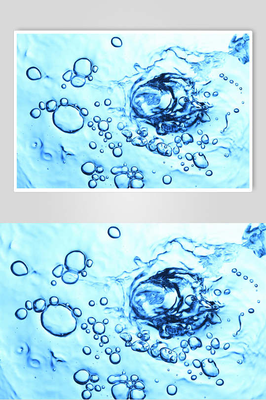 清新透明水珠雨滴摄影元素图片