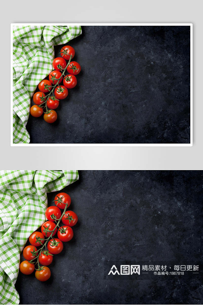 绿色有机西红柿摄影素材图片素材