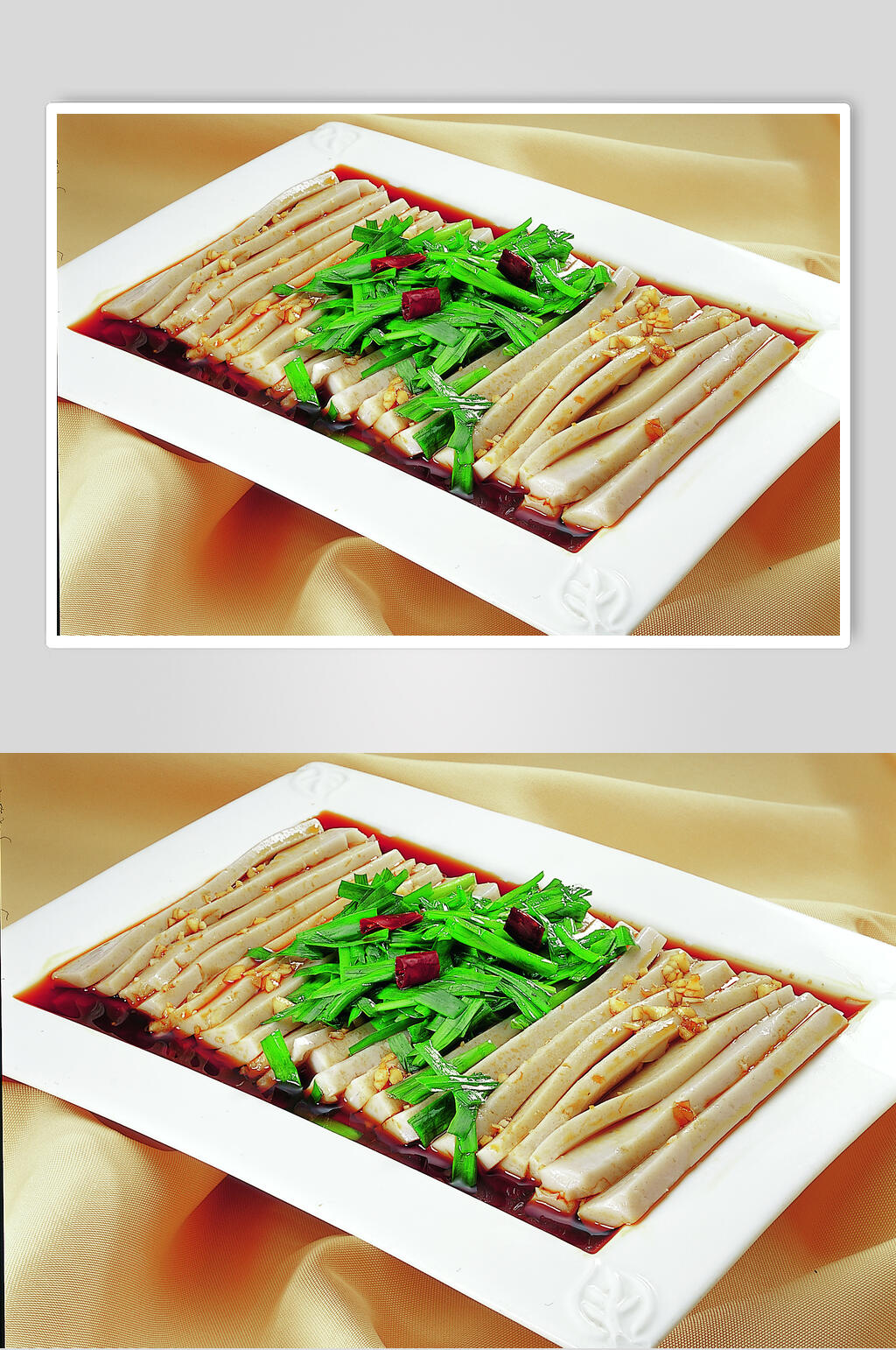 营养健康荞面搅团美食高清图片素材