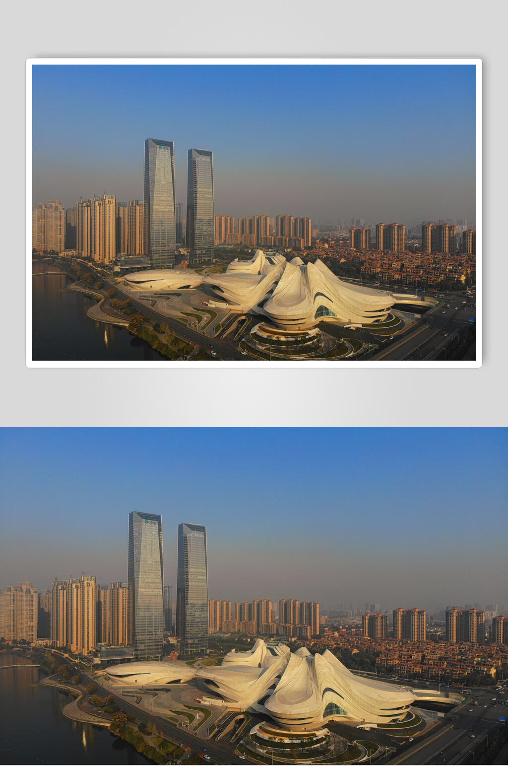建筑远景城市长沙摄影图片素材