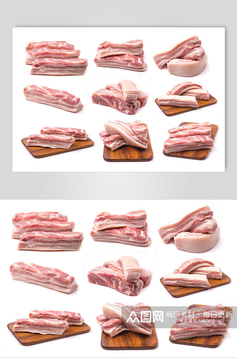 土猪肉图片素材