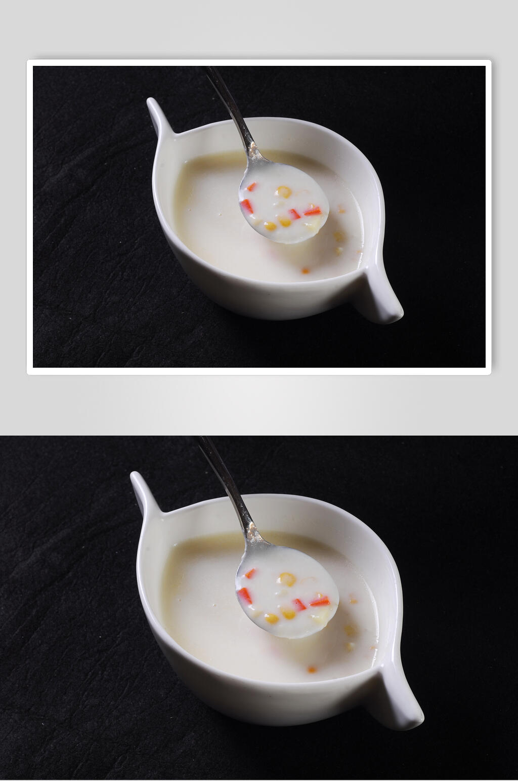 例汤鸡茸玉米浓汤美食摄影图片素材