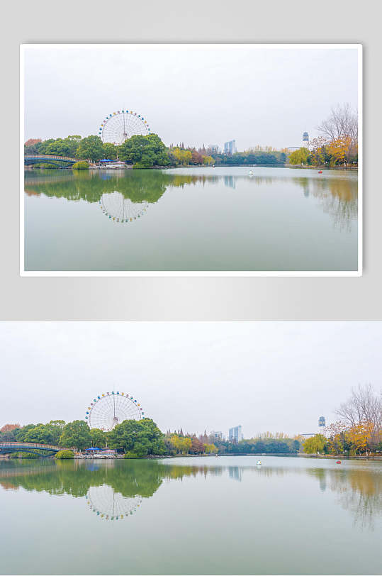 安徽合肥杏花公园风光高清图片