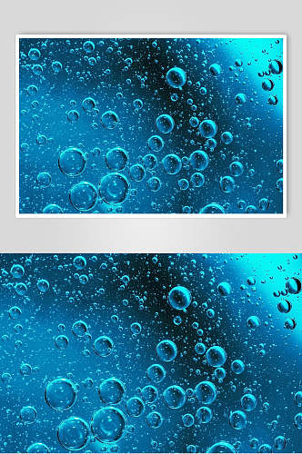 唯美透明水珠雨滴摄影元素图片