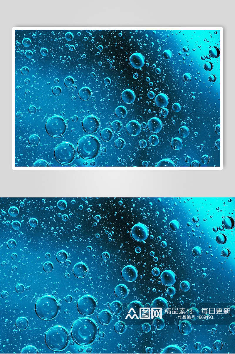 唯美透明水珠雨滴摄影元素图片素材
