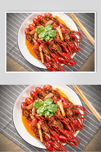 红红火火小龙虾摄影素材图片