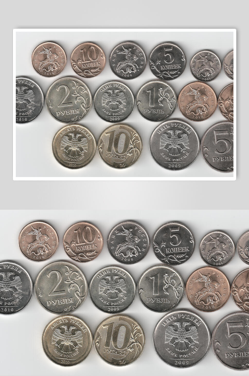 金融金币摄影海报图片素材