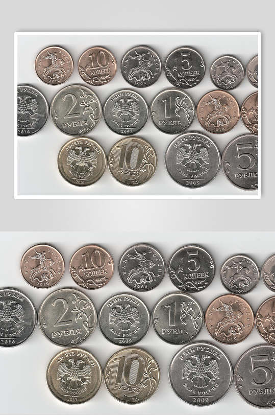金融金币摄影海报图片