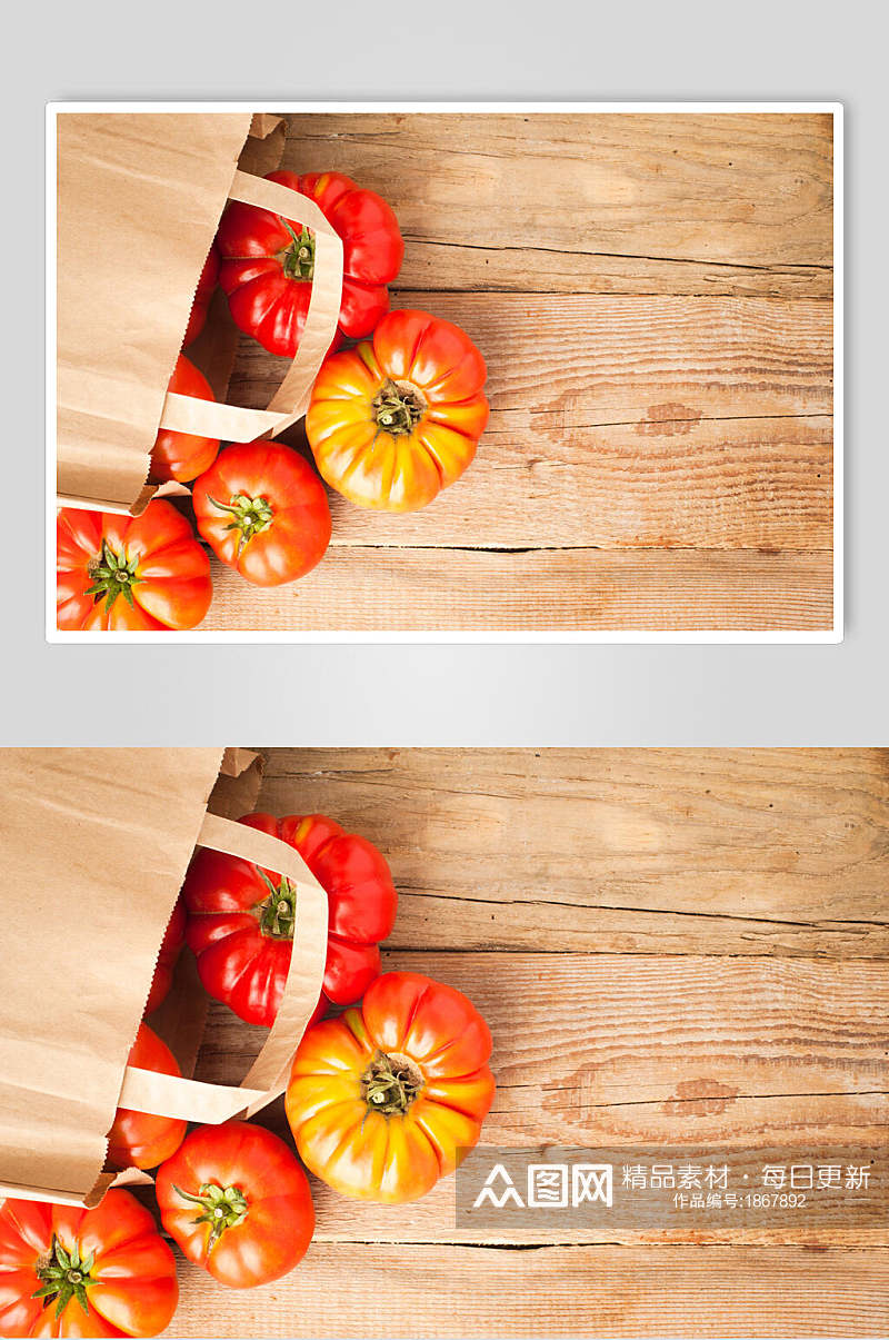 蔬果西红柿摄影背景图片素材