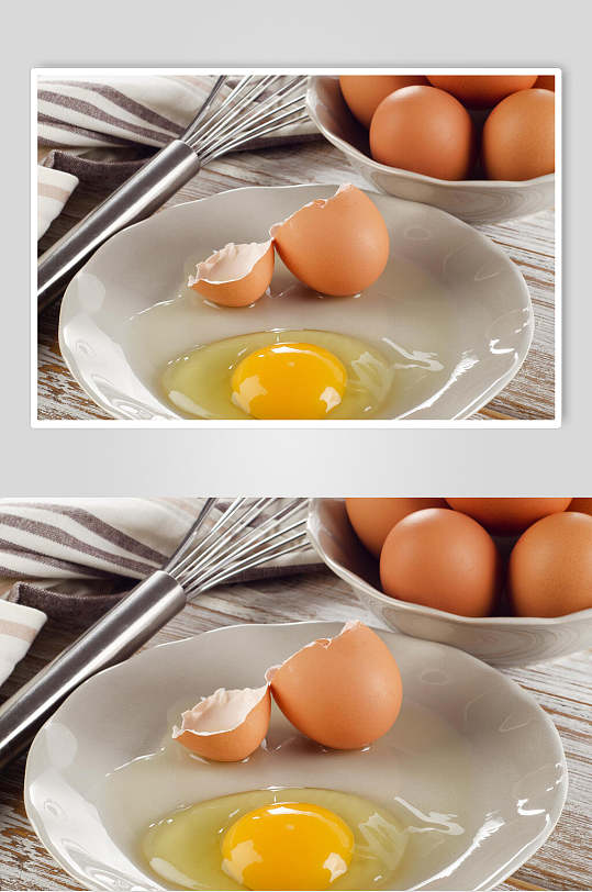 新鲜农机土鸡蛋摄影图片