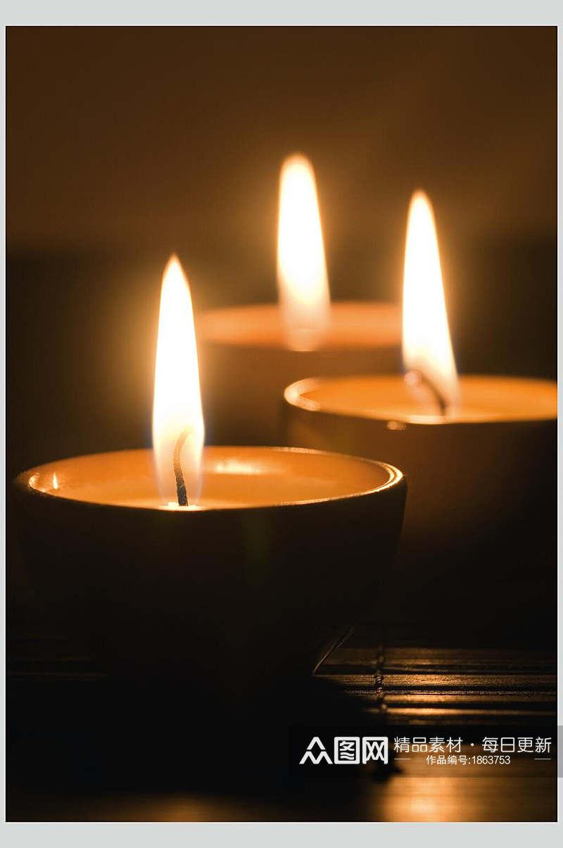 温馨浪漫烛光蜡烛摄影背景图片素材