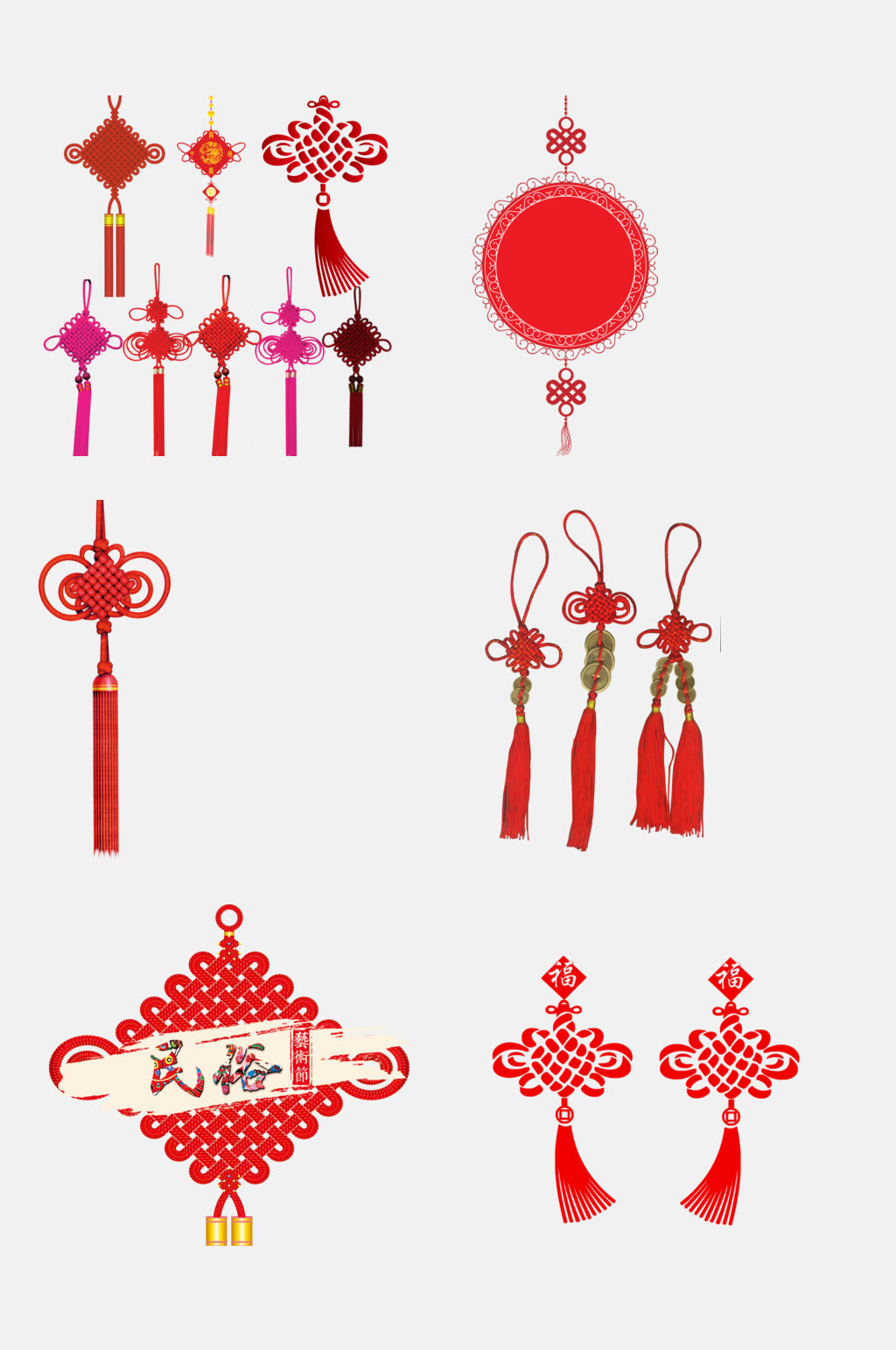 精致民俗中国结中国风免抠元素素材