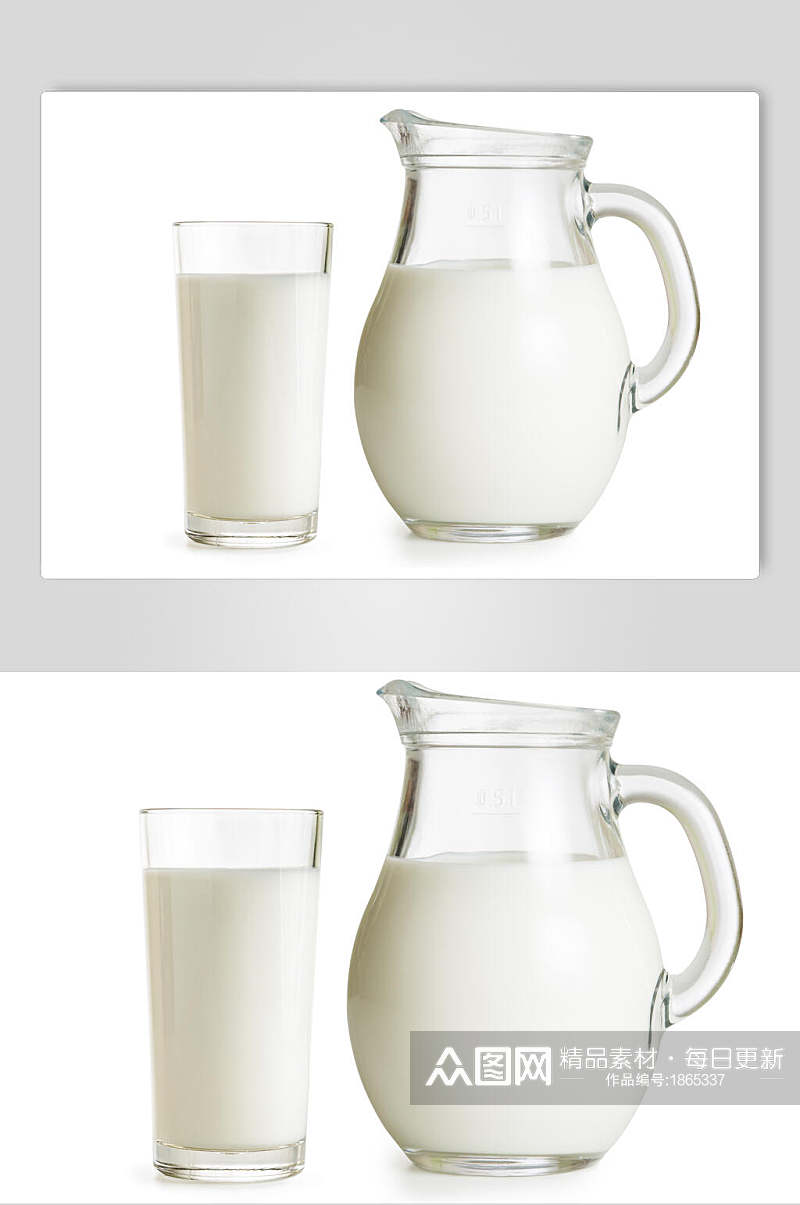 营养早餐牛奶图片素材