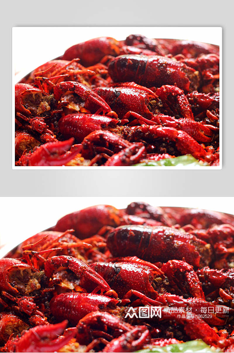 红红火火小龙虾摄影背景图片素材