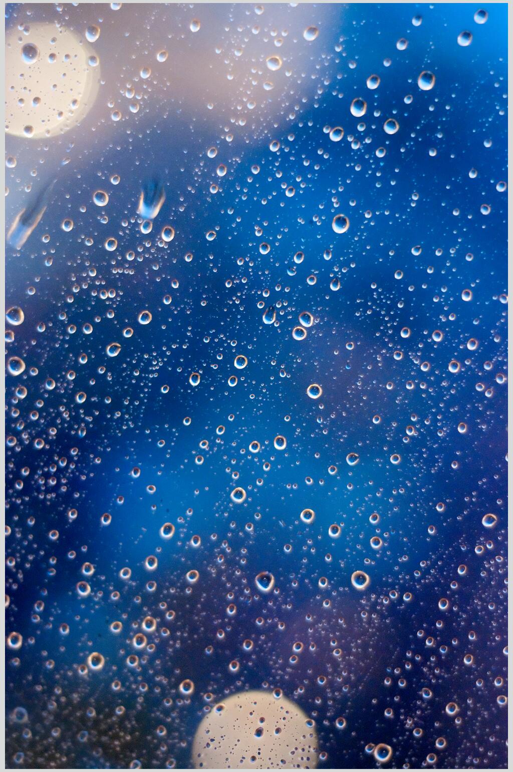 清爽透明水珠雨滴摄影素材图片素材