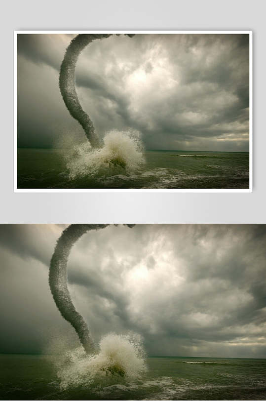 大自然龙卷风摄影背景图片