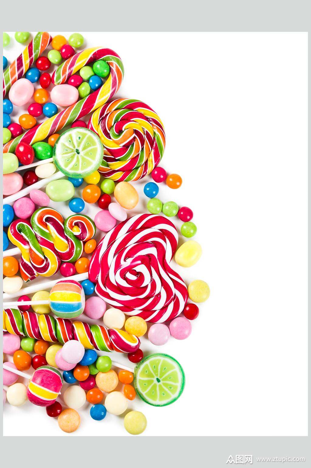 彩色糖果图片素材