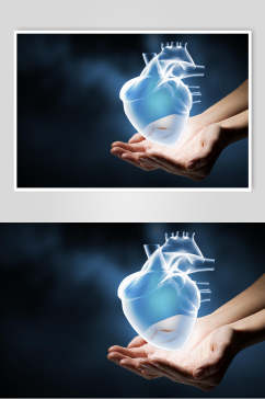 科技人体器官心脏图片