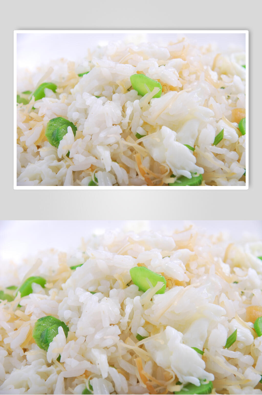 主食瑶柱蛋白炒饭美食图片素材
