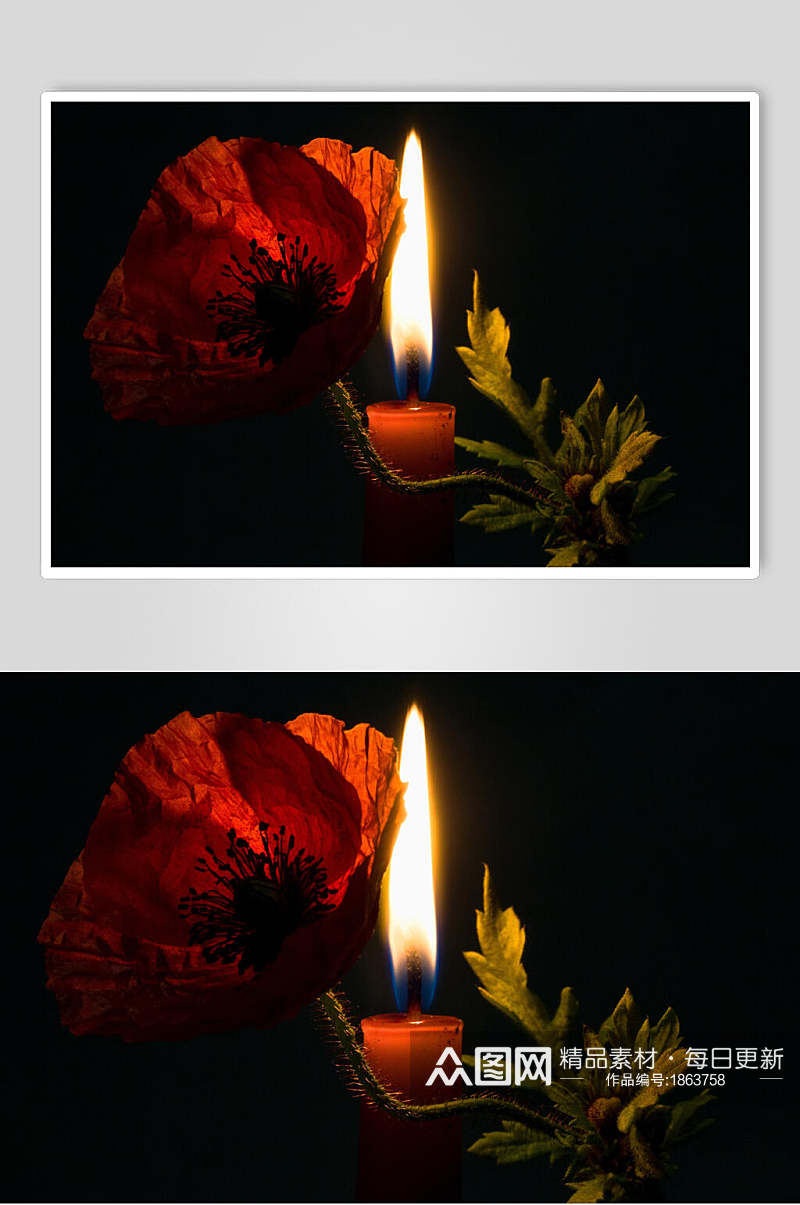 温馨浪漫烛光蜡烛图片素材