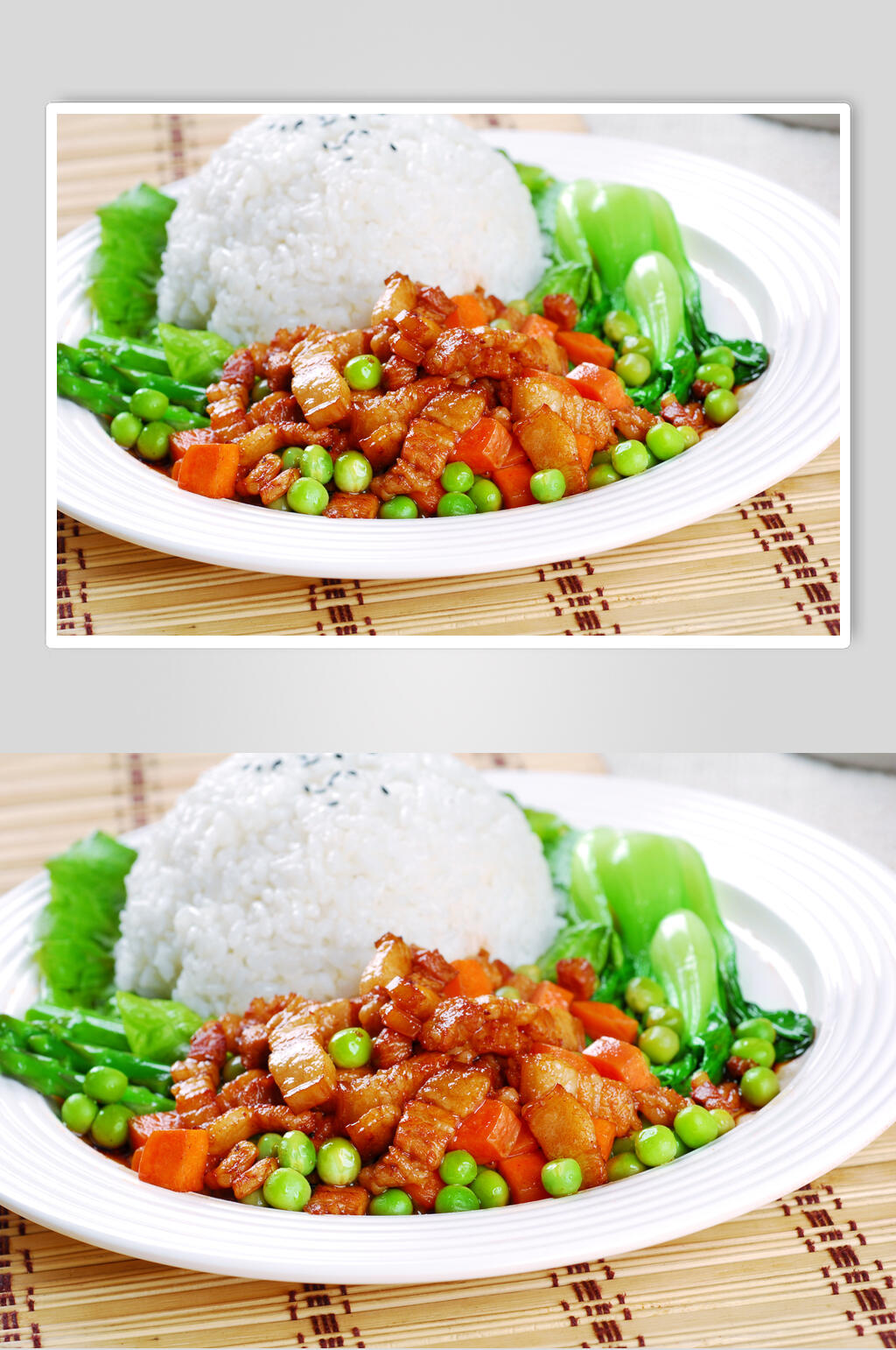 饭食台式卤肉饭美食高清图片素材