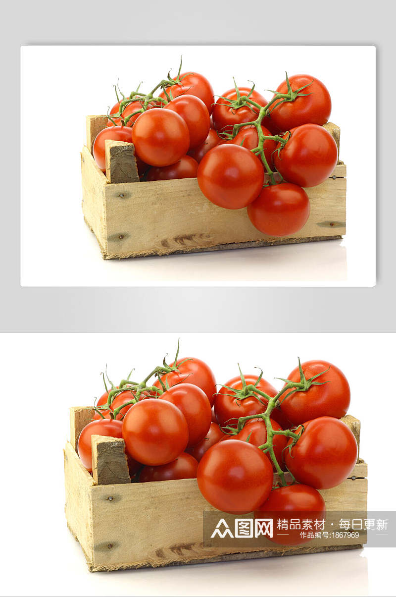 生态有机西红柿摄影元素图片素材