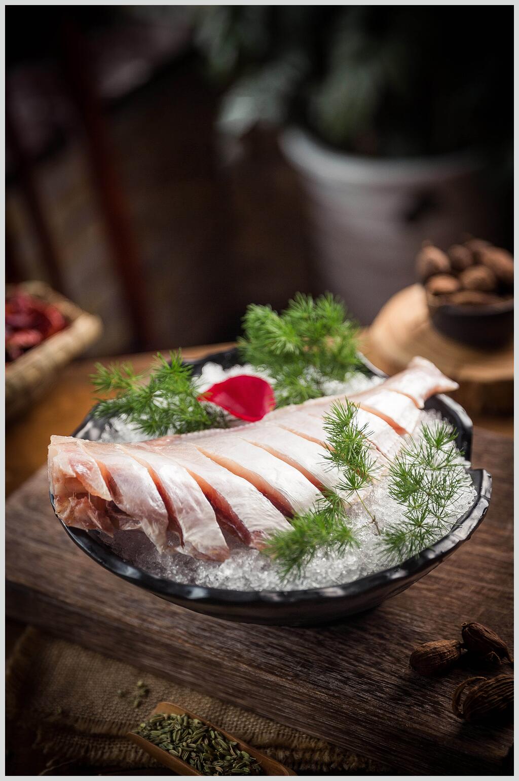 新鲜美味鱼美食图片素材