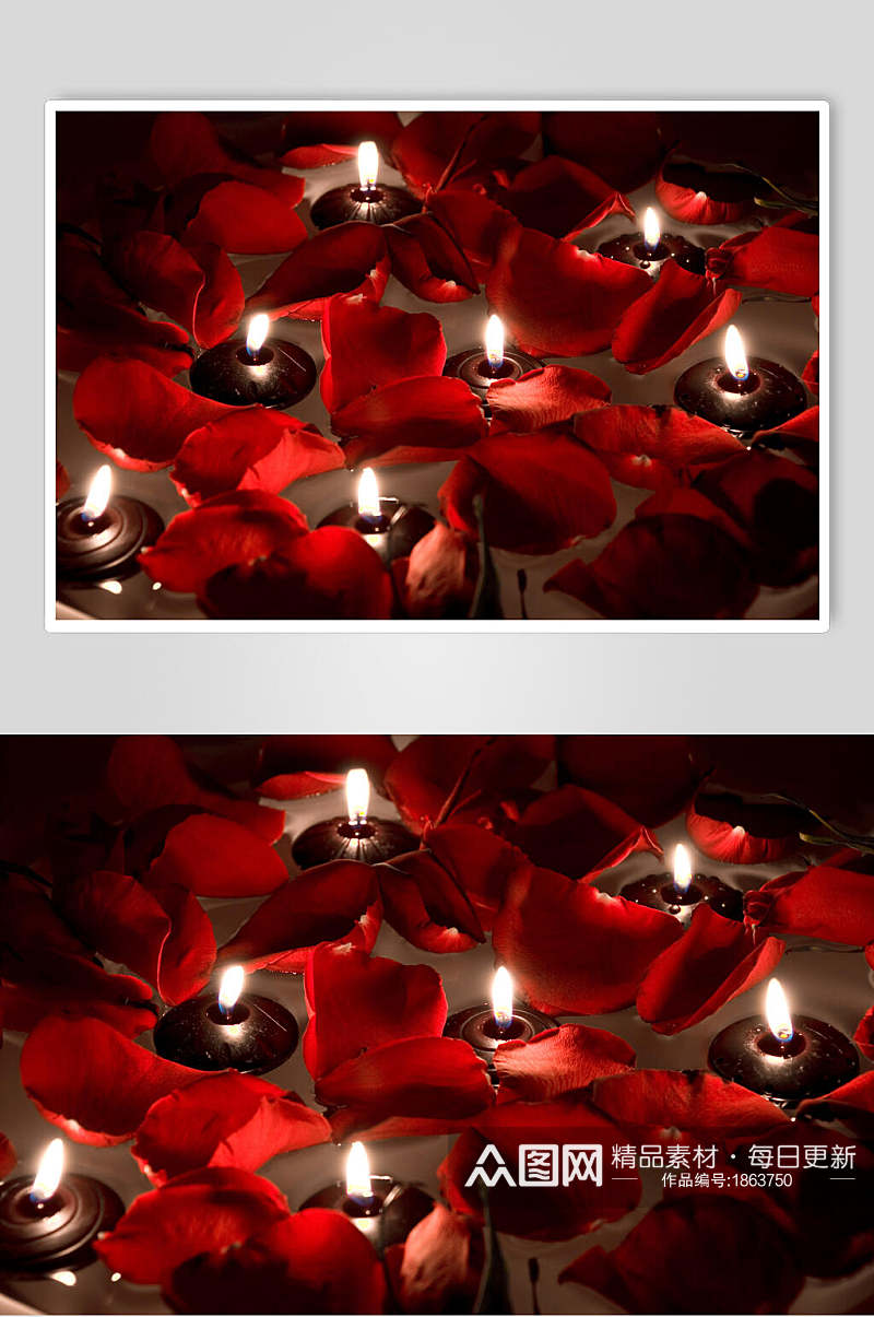 温馨浪漫烛光蜡烛图片素材
